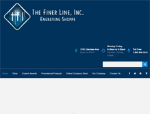 Tablet Screenshot of finerline.com